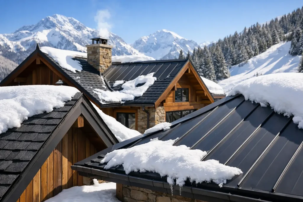 Best Roofing Material for Snow Homes