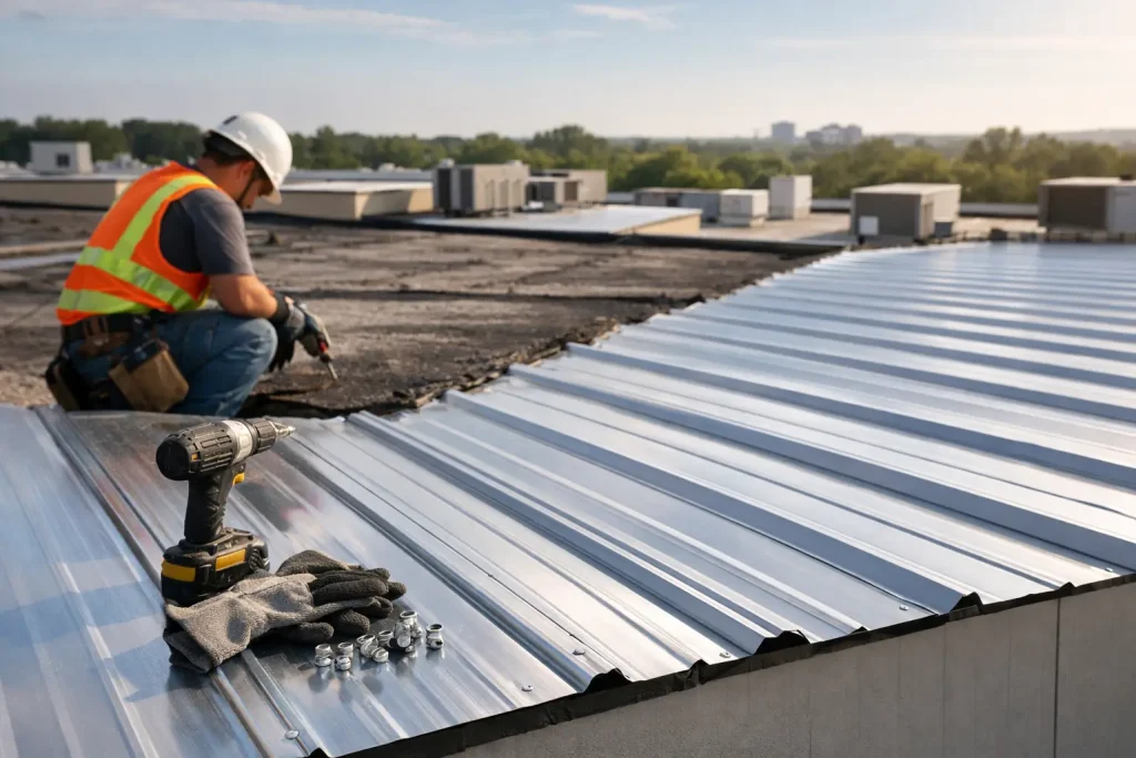 Commercial Metal Roof Retrofit: Is It Right?