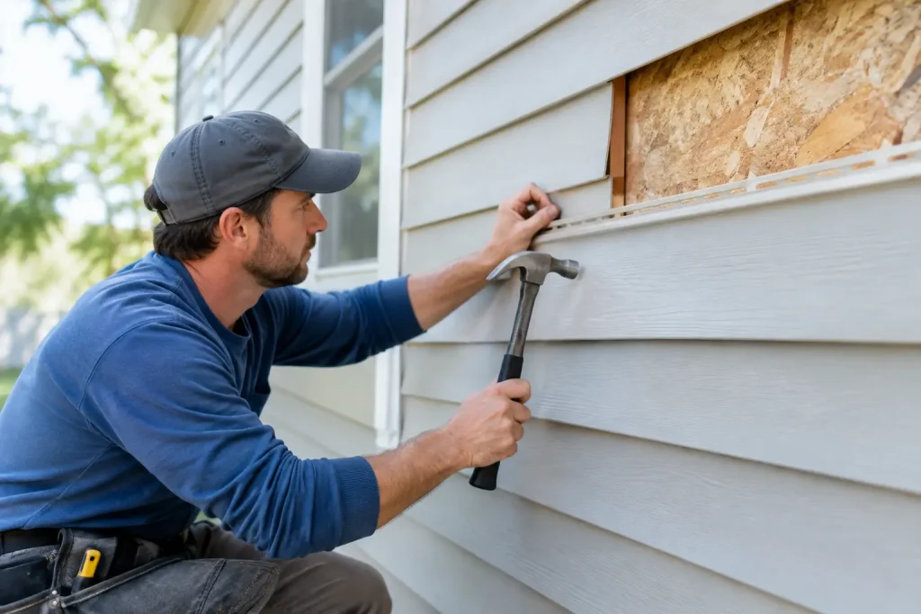 Repairing Wind Damaged Siding the Right Way